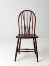 vintage Windsor brace back chair