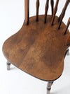vintage Windsor brace back chair