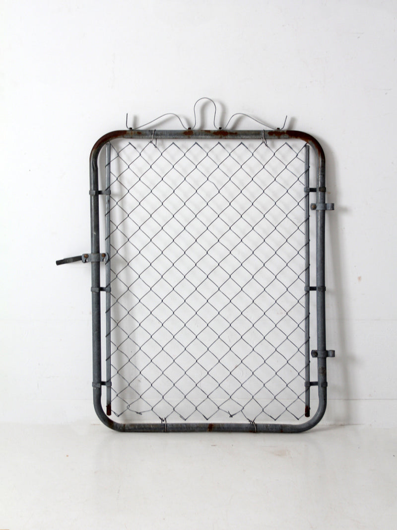 vintage Sears metal garden gate