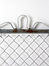 mid-century galvanized gate door
