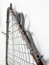 mid-century galvanized gate door
