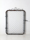 vintage Sears metal garden gate