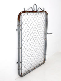 mid-century galvanized gate door