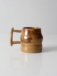 vintage handmade studio pottery mug