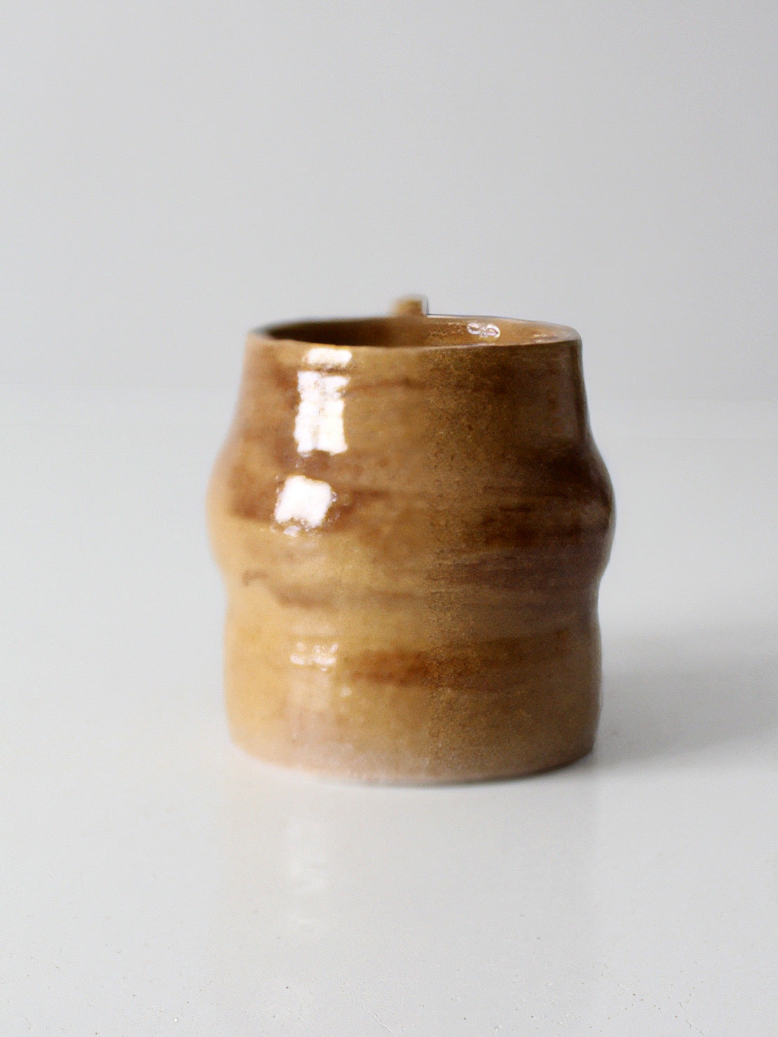 vintage handmade studio pottery mug