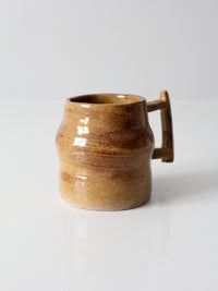 vintage handmade studio pottery mug