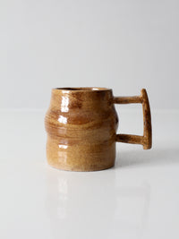 vintage handmade studio pottery mug