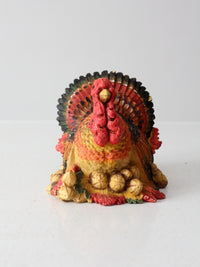 vintage Thanksgiving turkey centerpiece