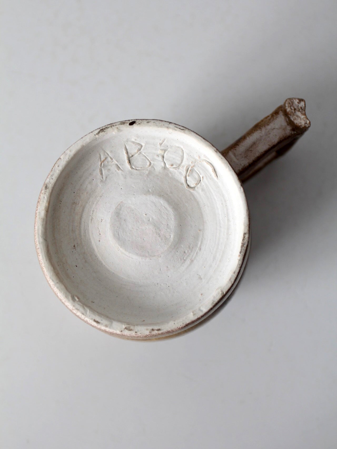 vintage handmade studio pottery mug