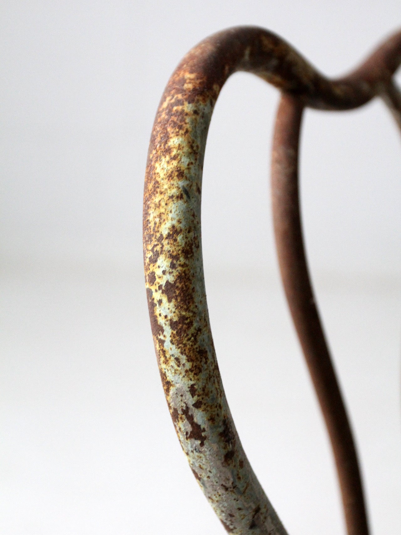 early 20th century Art Nouveau iron bistro chairs, set of 3