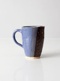 vintage handmade studio pottery mug