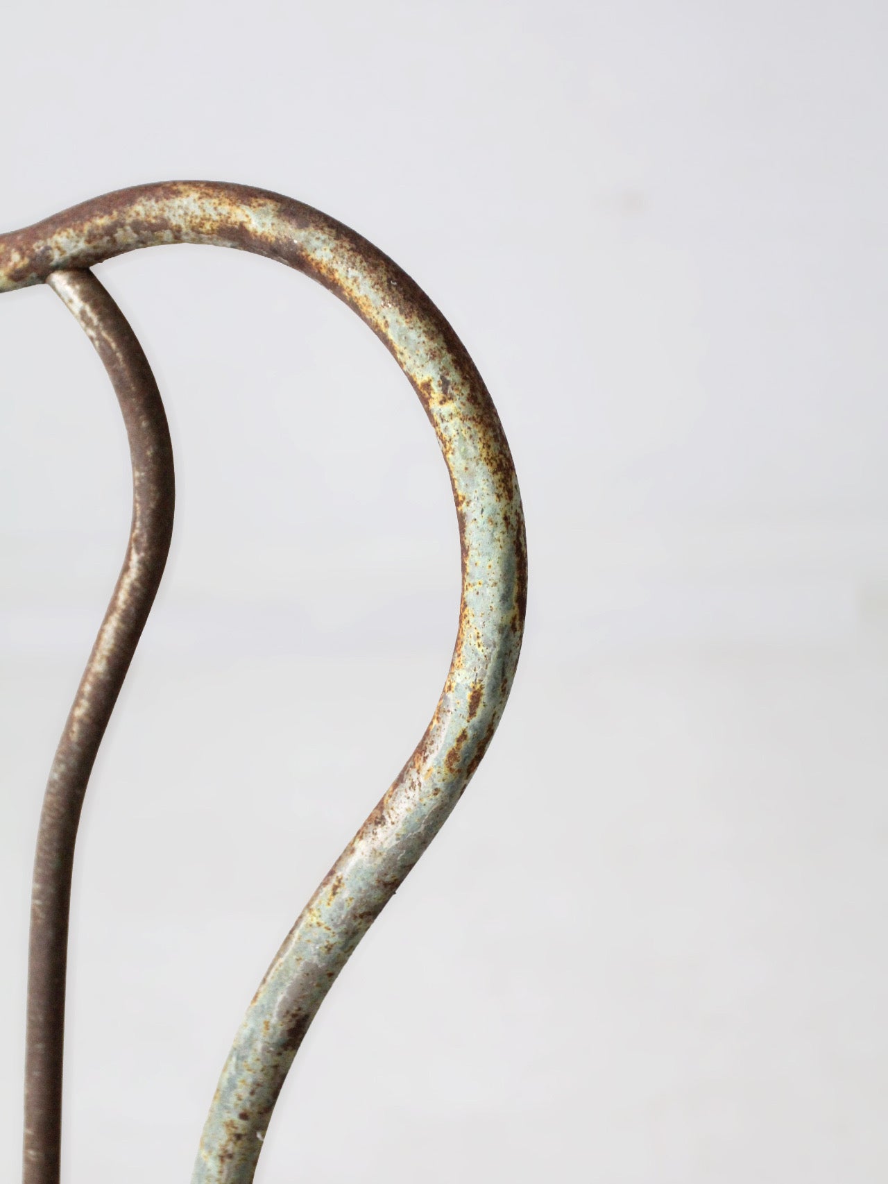 early 20th century Art Nouveau iron bistro chairs, set of 3