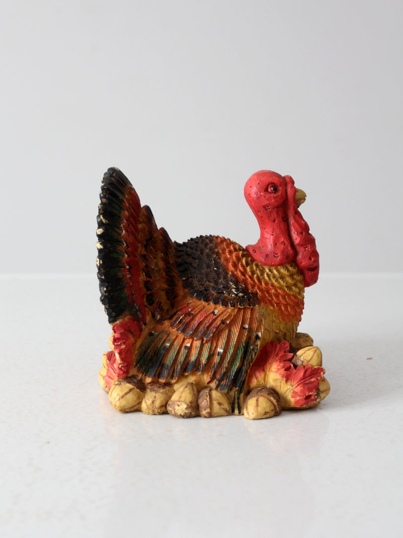 vintage Thanksgiving turkey centerpiece