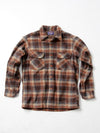 vintage 60s Pendleton wool plaid button down shirt