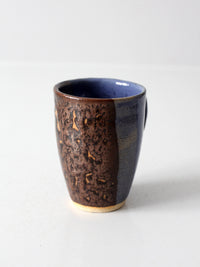 vintage handmade studio pottery mug