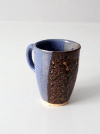 vintage handmade studio pottery mug