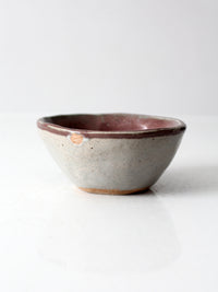 vintage handmade studio pottery bowl