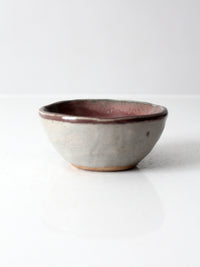 vintage handmade studio pottery bowl