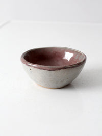 vintage handmade studio pottery bowl