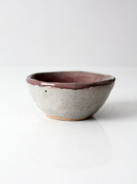 vintage handmade studio pottery bowl