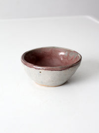 vintage handmade studio pottery bowl