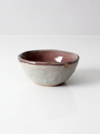 vintage handmade studio pottery bowl