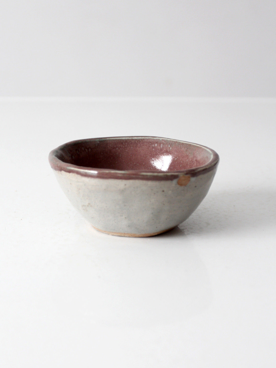 vintage handmade studio pottery bowl