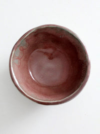 vintage handmade studio pottery bowl