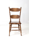 antique pressed back dining chair