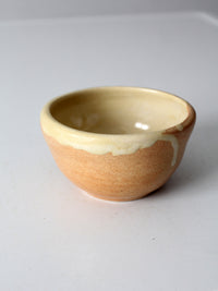 vintage handmade studio pottery bowl
