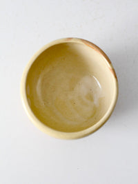 vintage handmade studio pottery bowl