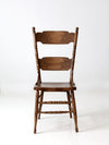 antique pressed back dining chair