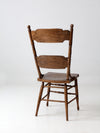 antique pressed back dining chair