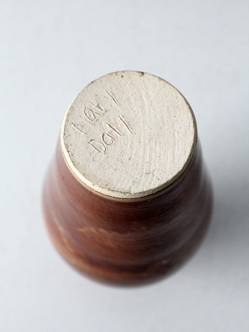 vintage studio pottery vase