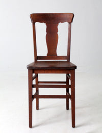 Arts & Crafts splat back desk chair