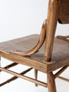 antique pressed back dining chair