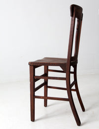 Arts & Crafts splat back desk chair