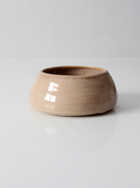 vintage handmade studio pottery bowl