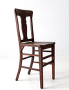 Arts & Crafts splat back desk chair