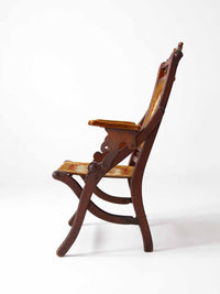 Victorian tapestry folding chair