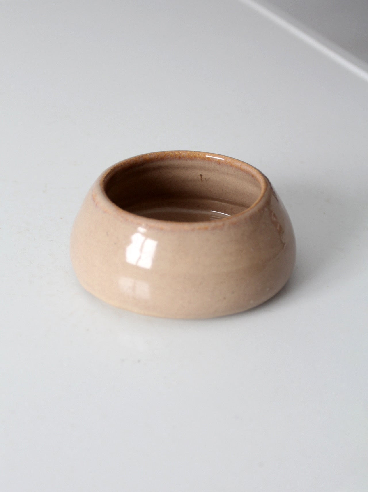 vintage handmade studio pottery bowl