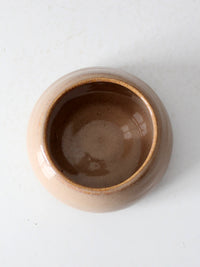vintage handmade studio pottery bowl