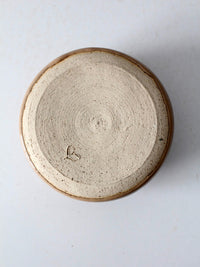vintage handmade studio pottery bowl