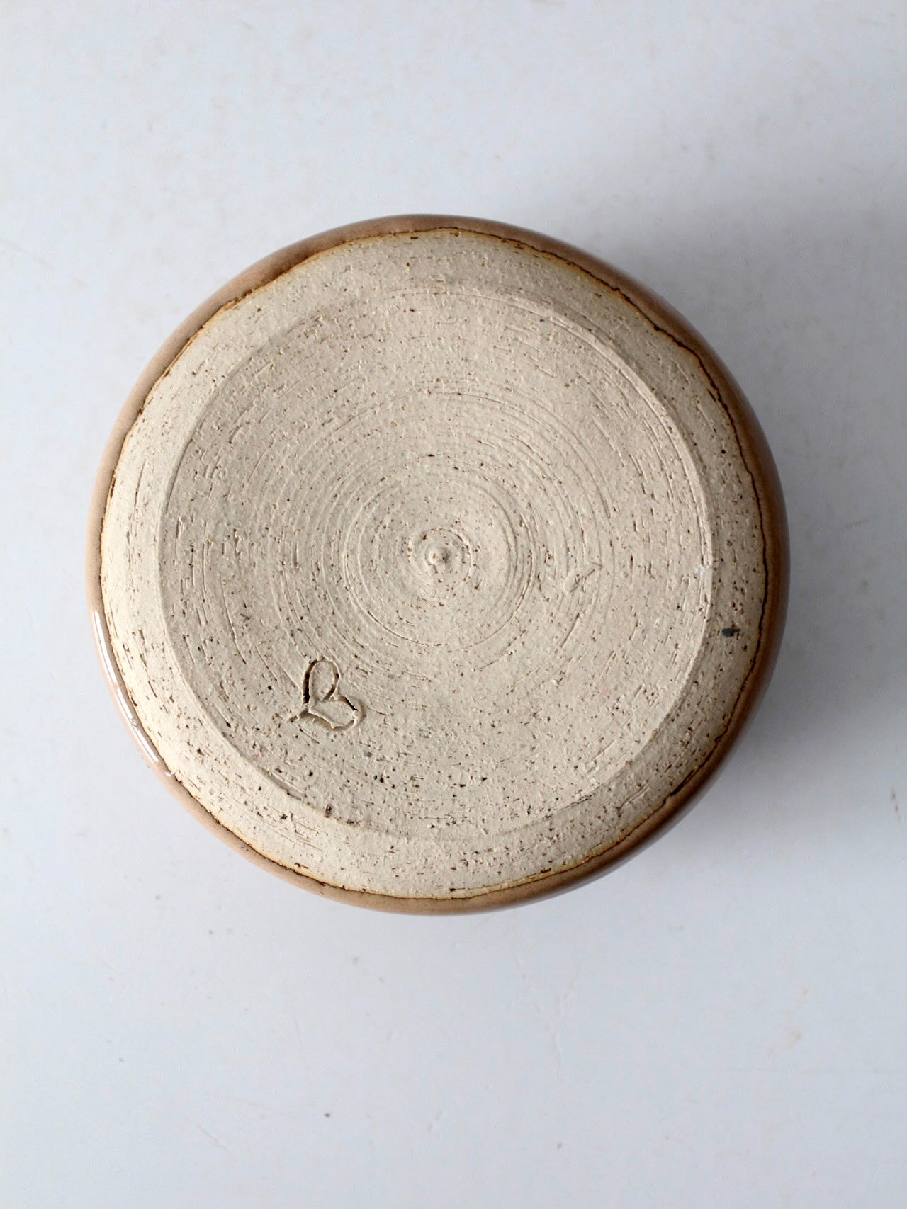 vintage handmade studio pottery bowl