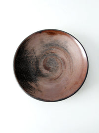vintage studio pottery platter