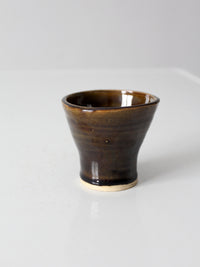 vintage handmade studio pottery vase