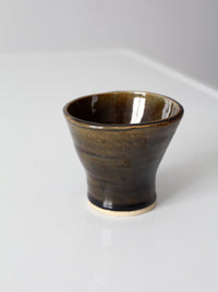 vintage handmade studio pottery vase