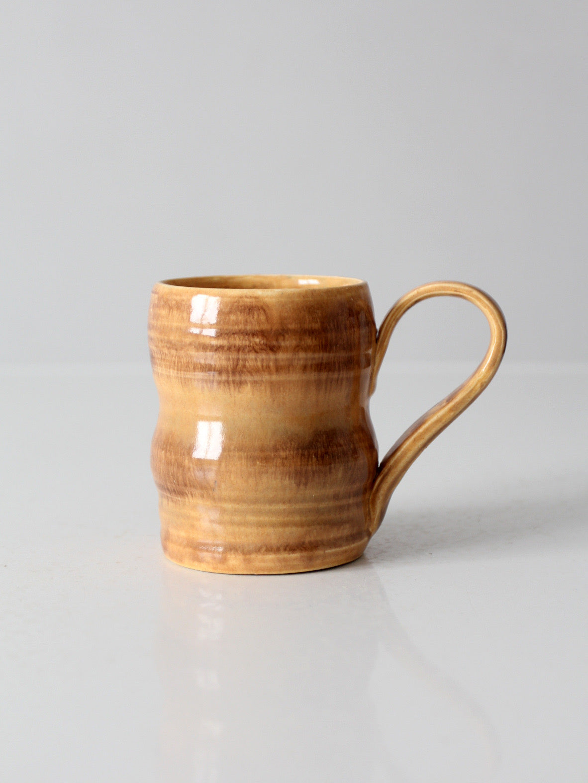 vintage handmade studio pottery mug