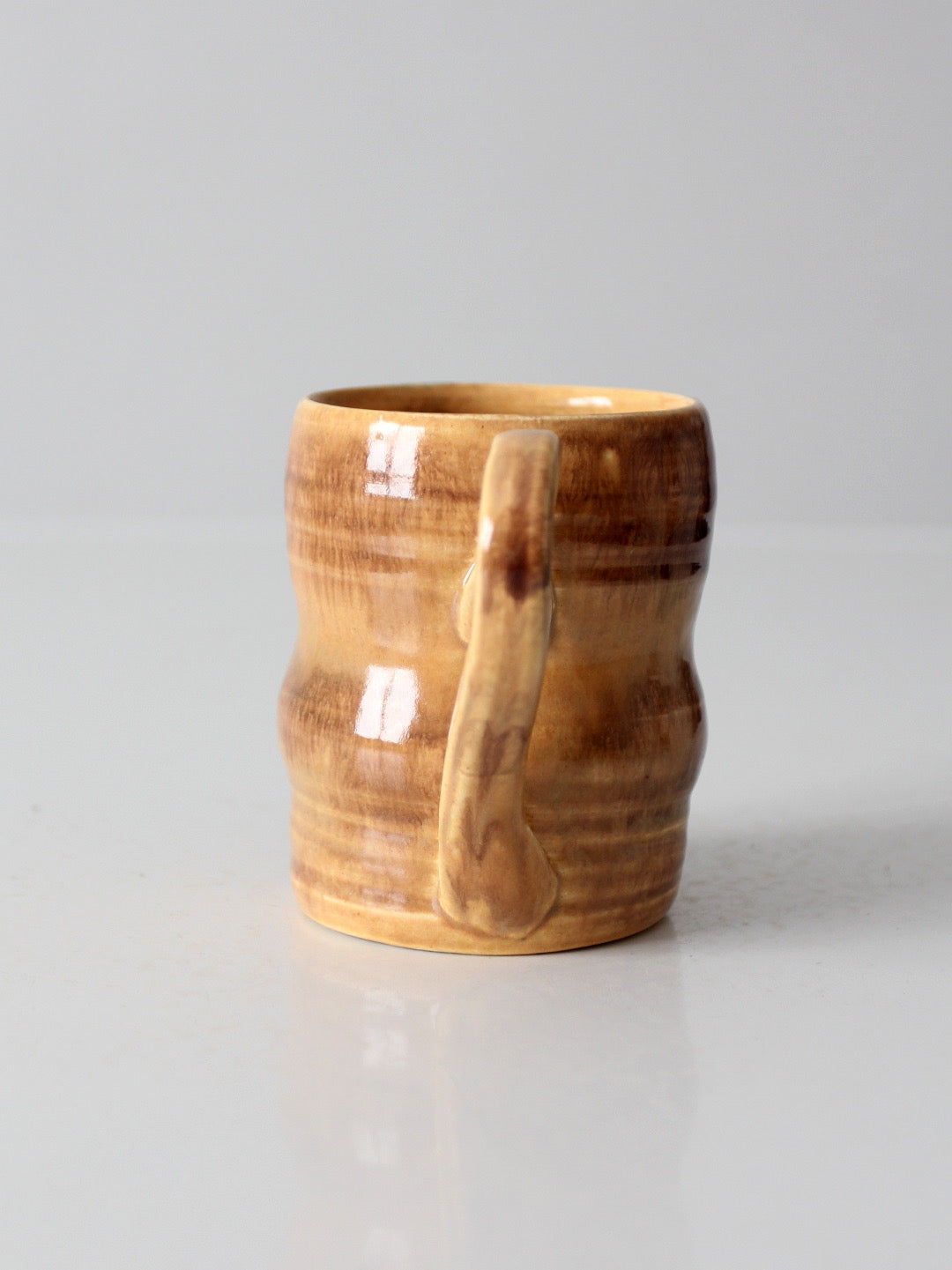vintage handmade studio pottery mug