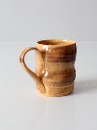 vintage handmade studio pottery mug
